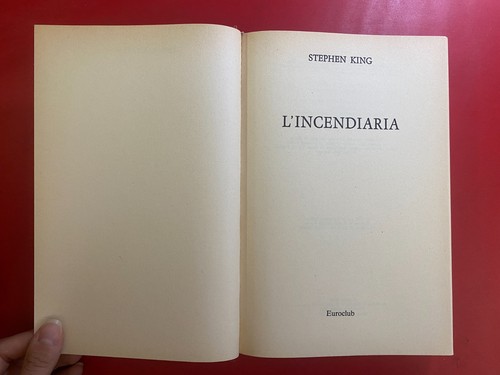 Stephen king l incendiaria - -, l'incendiaria
